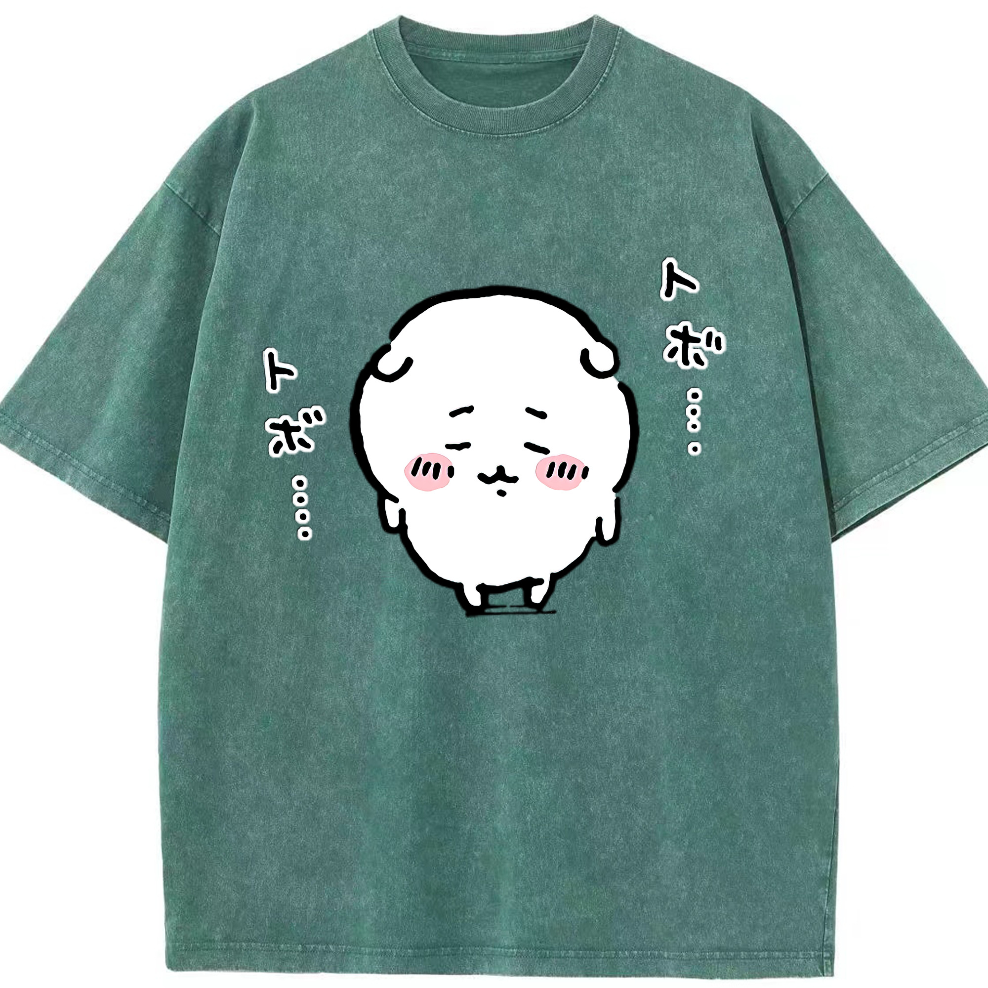 （画像用） ちいかわ ちいかわ Chii-kawa chiikawa 綿100% ヴィンテージ風 半袖Tシャツ（フロントプリント）